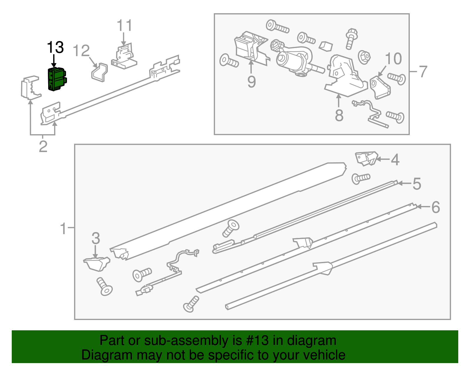 Running Board Control Module - GM (84381768)