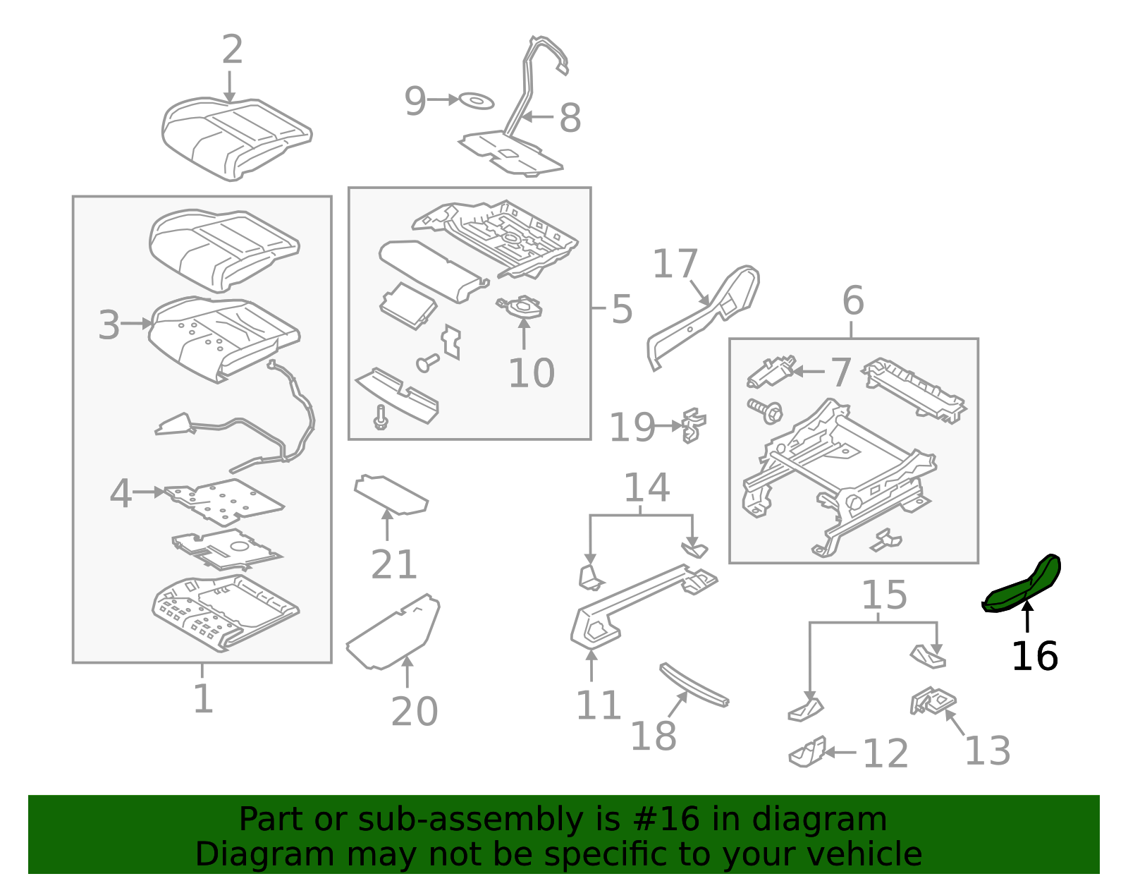 Hinge Cover - Ford (GD9Z-5462186-AAA)
