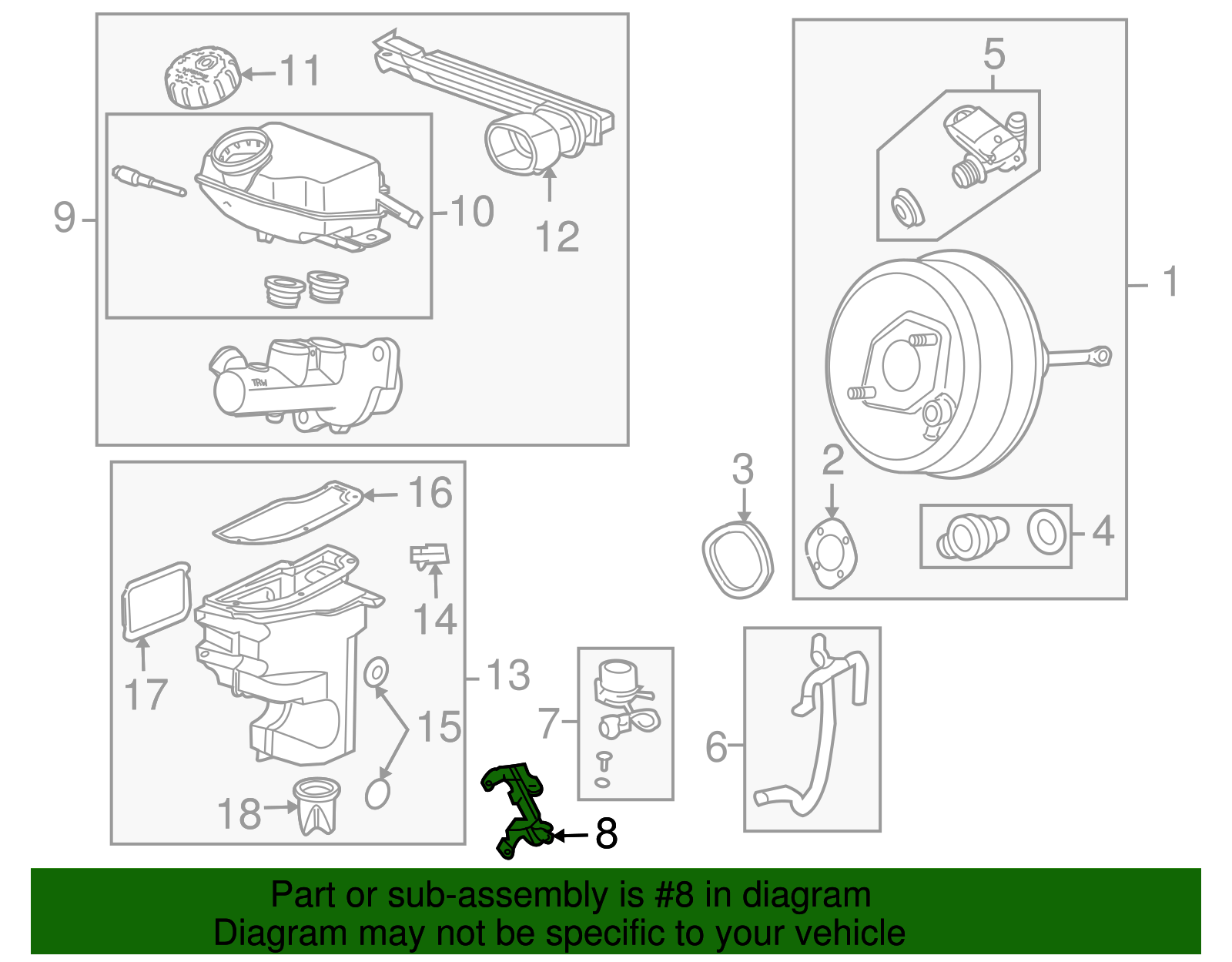 Bracket, Vac Pump - GM (12602399)