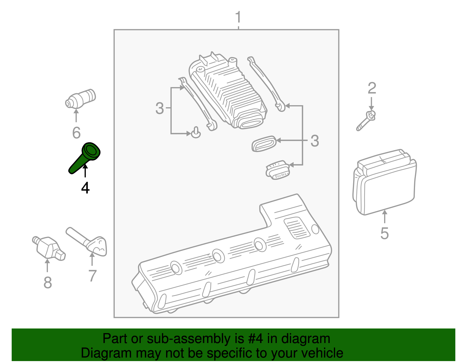 Coil on Spark Plug Boot - GM (12163650)