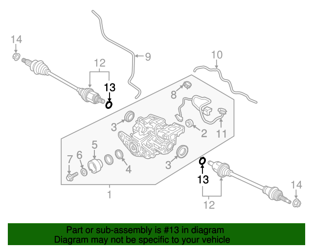 20172020 Lincoln Axle Assembly Retainer Clip HG9Z4B422A QuirkParts