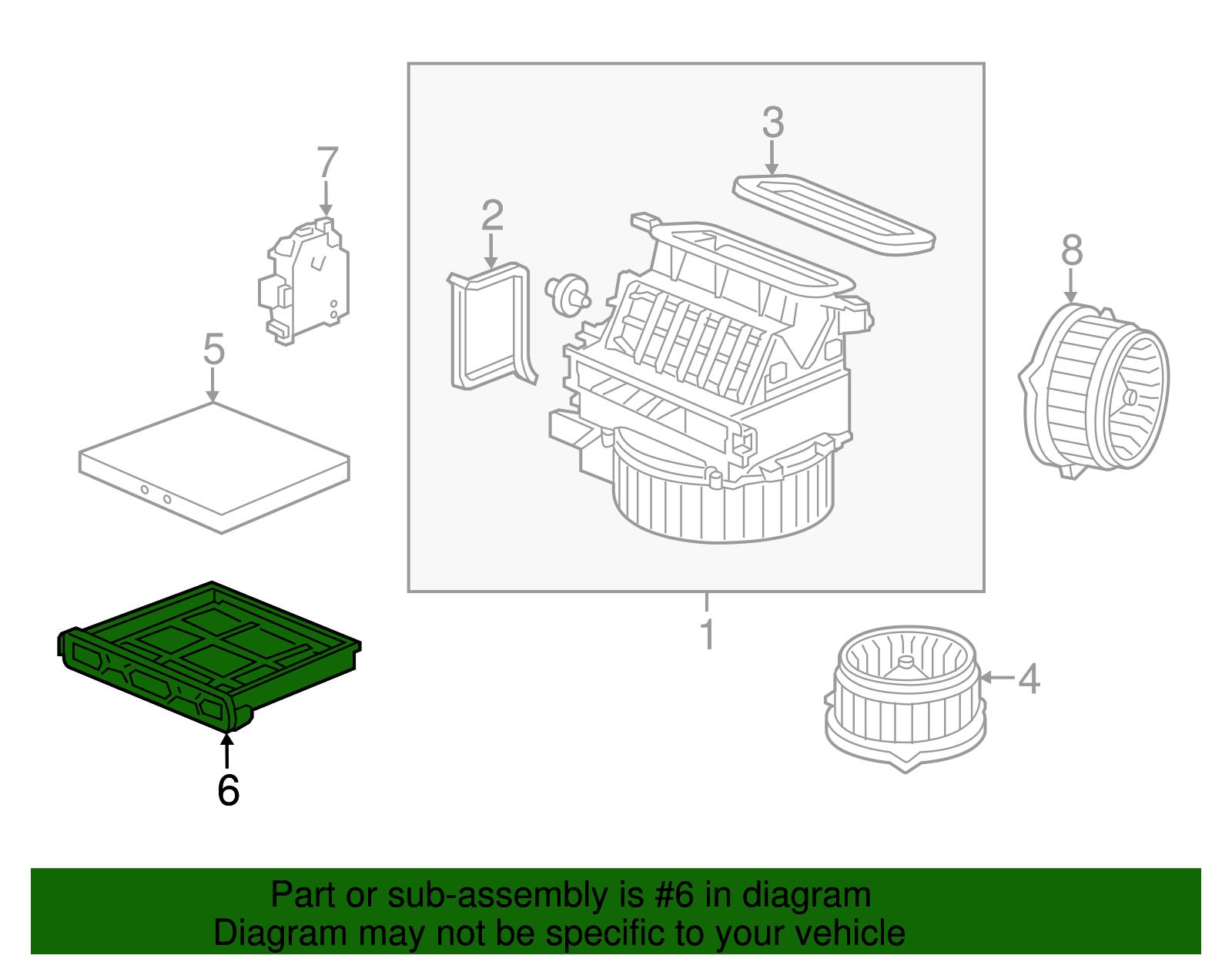 80291-SHJ-A41 - Filter Case 2005-2017 Honda | Honda Parts Online