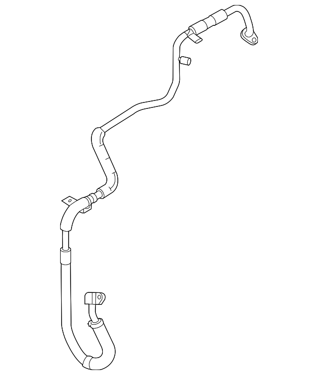 Motorcraft™ A/C Refrigerant Suction Hose - Ford (YF-3604)