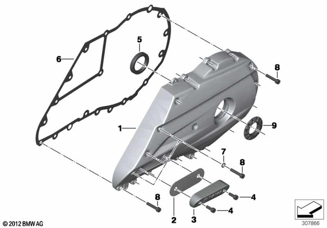 33358524771 - Gasket 2011-2020 BMW-Motorrad | BMW Motorrad USA 
