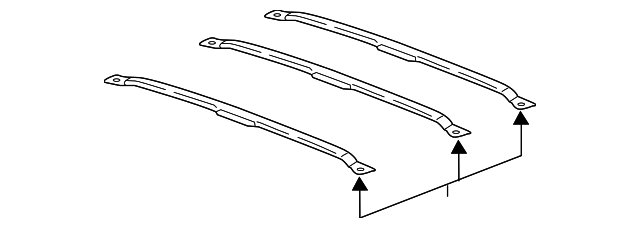 Roof Panel Number 3 Bow - GM (84304540)