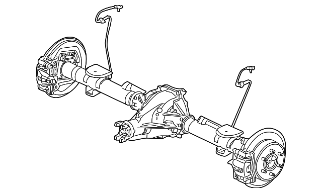Axle Assembly-Rear (4.56 Ratio) - GM (93356453)