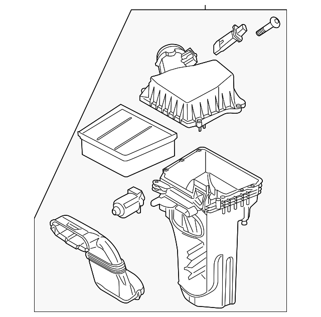 20142019 Ford Fiesta Air Filter And Housing Assembly C1BZ9600B