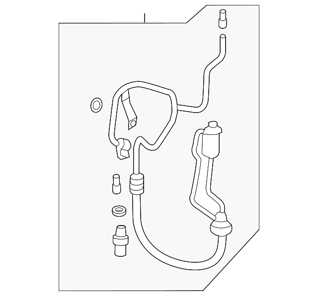 Motorcraft™ A/C Refrigerant Suction Hose - Ford (YF-38032)