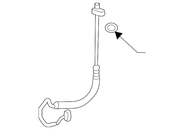 Motorcraft™ A/C Refrigerant Liquid Hose - Ford (YF-37983)