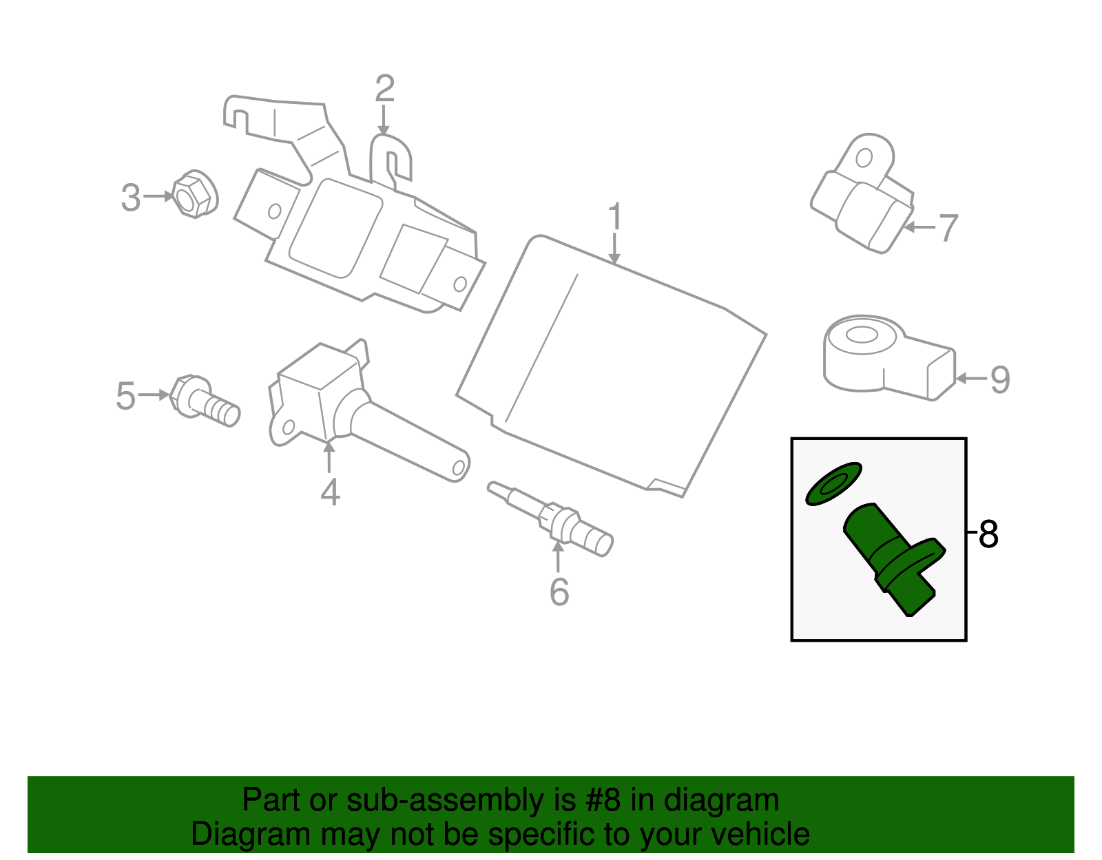 Camshaft Position Sensor - Scion (SU003-00413)