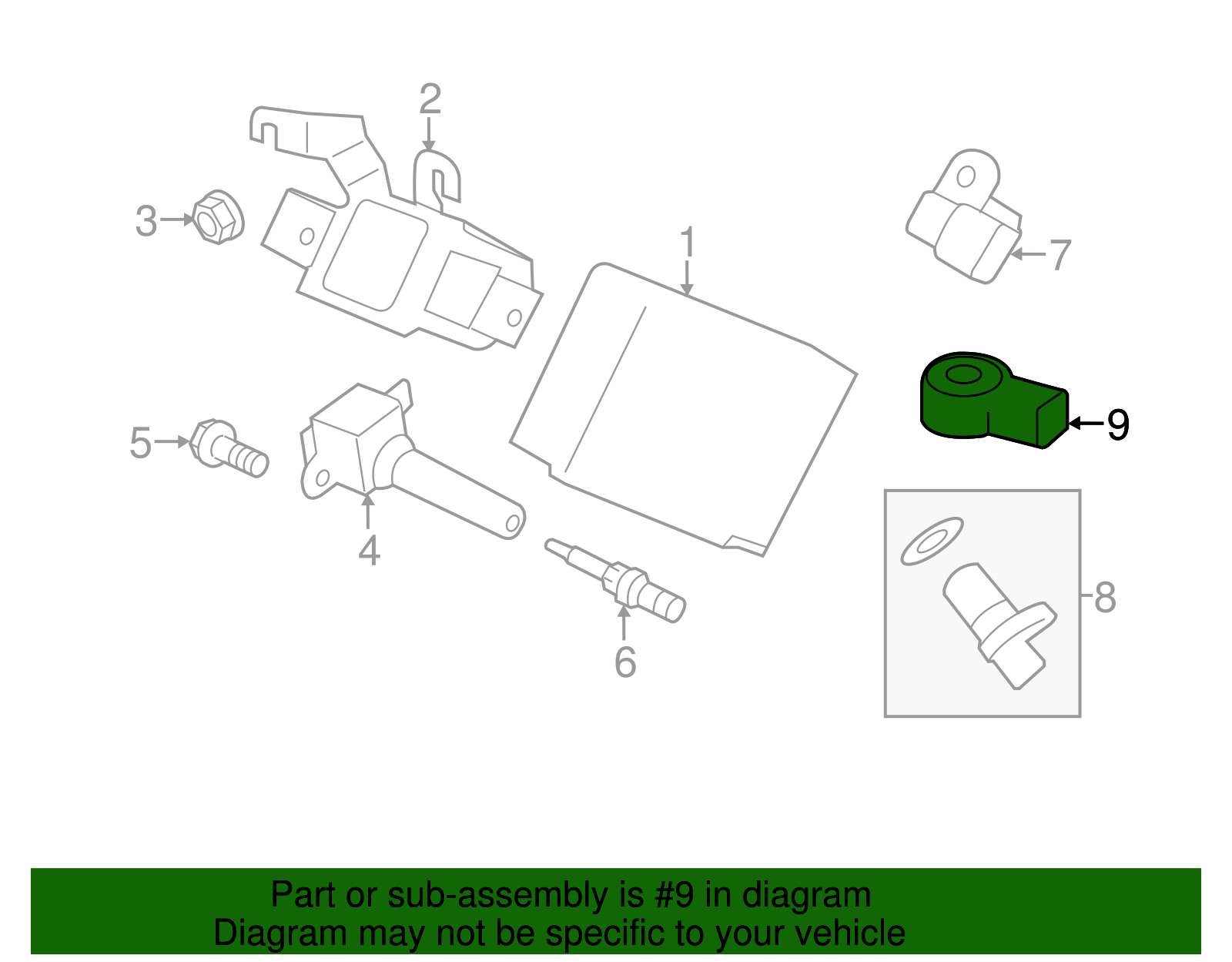 Knock Sensor - Scion (SU003-06707)
