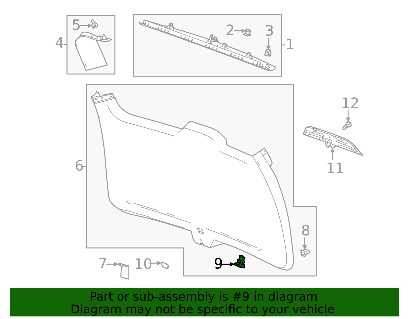 Liftgate Close Switch - GM (84248379)