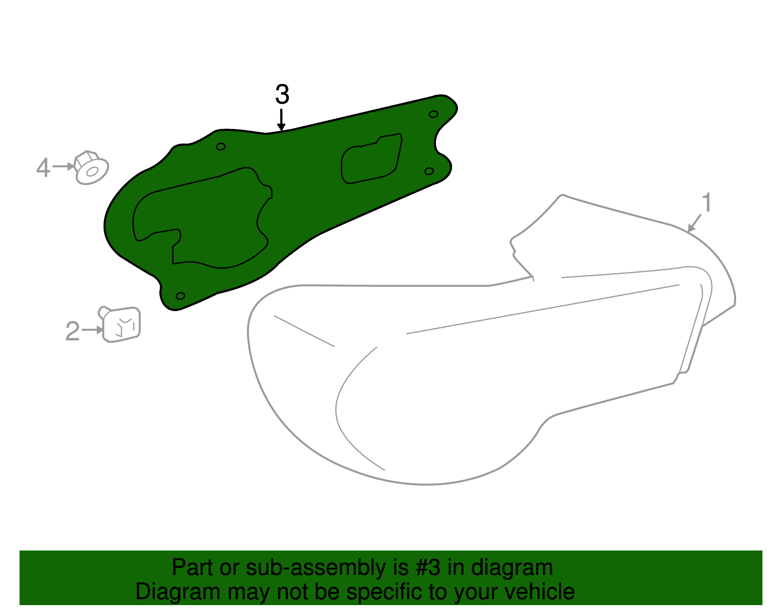Tail Lamp Gasket - Toyota (SU003-06999)
