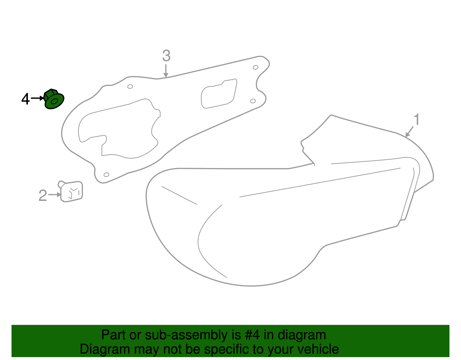 Tail Lamp Nut - Scion (SU003-04650)