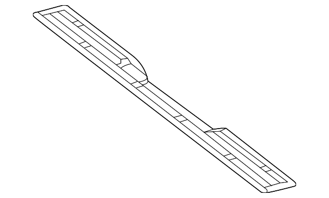 639-686-04-74-9051 - Rear Sill Plate 2016-2023 Mercedes-Benz 