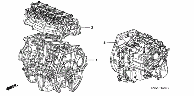 Engine Assy. - Transmission Assy. (1.8L) for 2006 Honda Civic #0