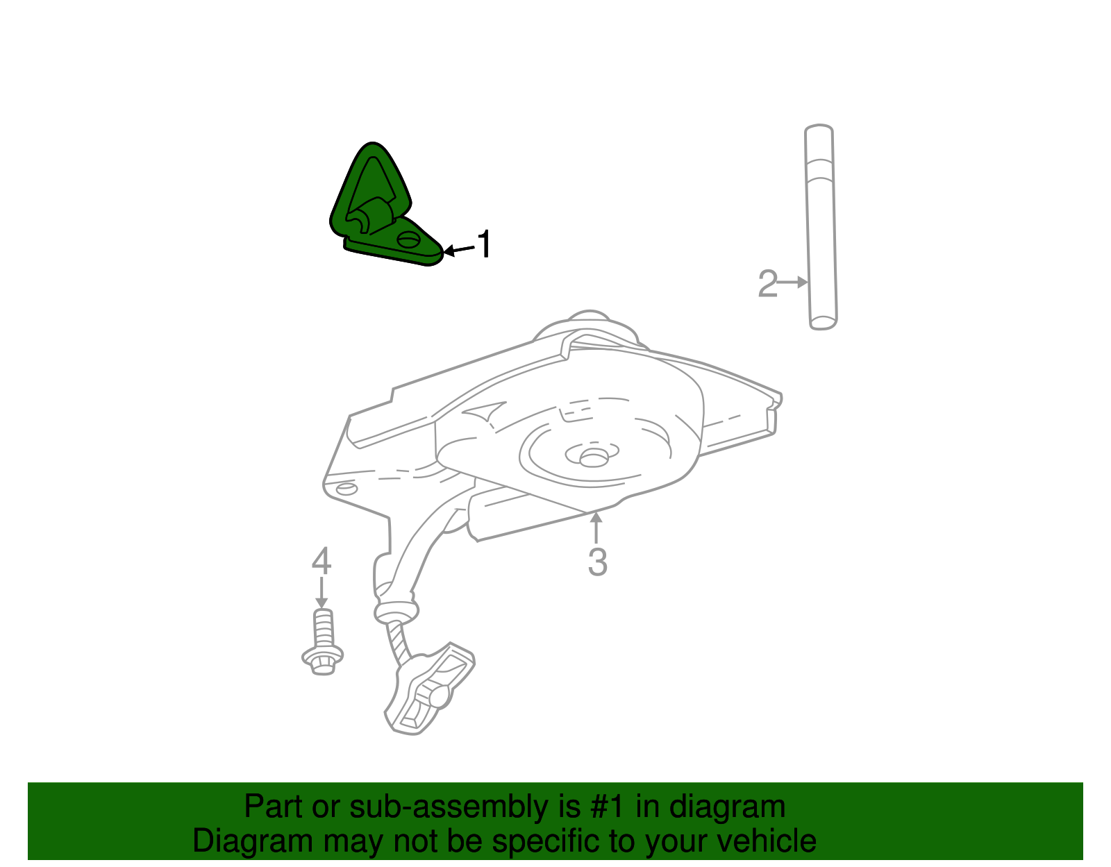 Cargo Tie Down Loop - GM (15749157)