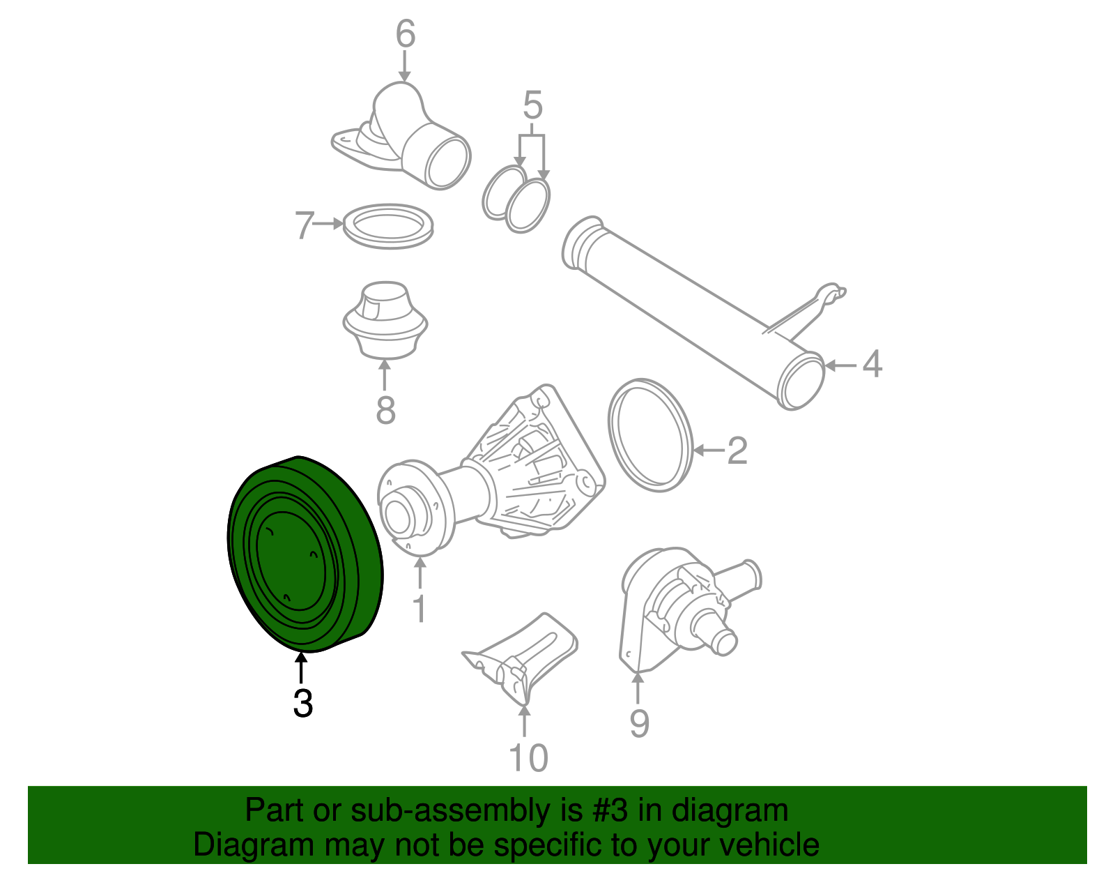 Pulley, W/Pump - GM (90502558)