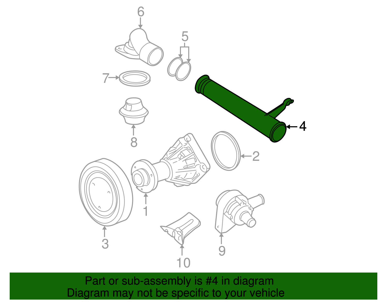 Pipe, Rad Inl - GM (90411629)