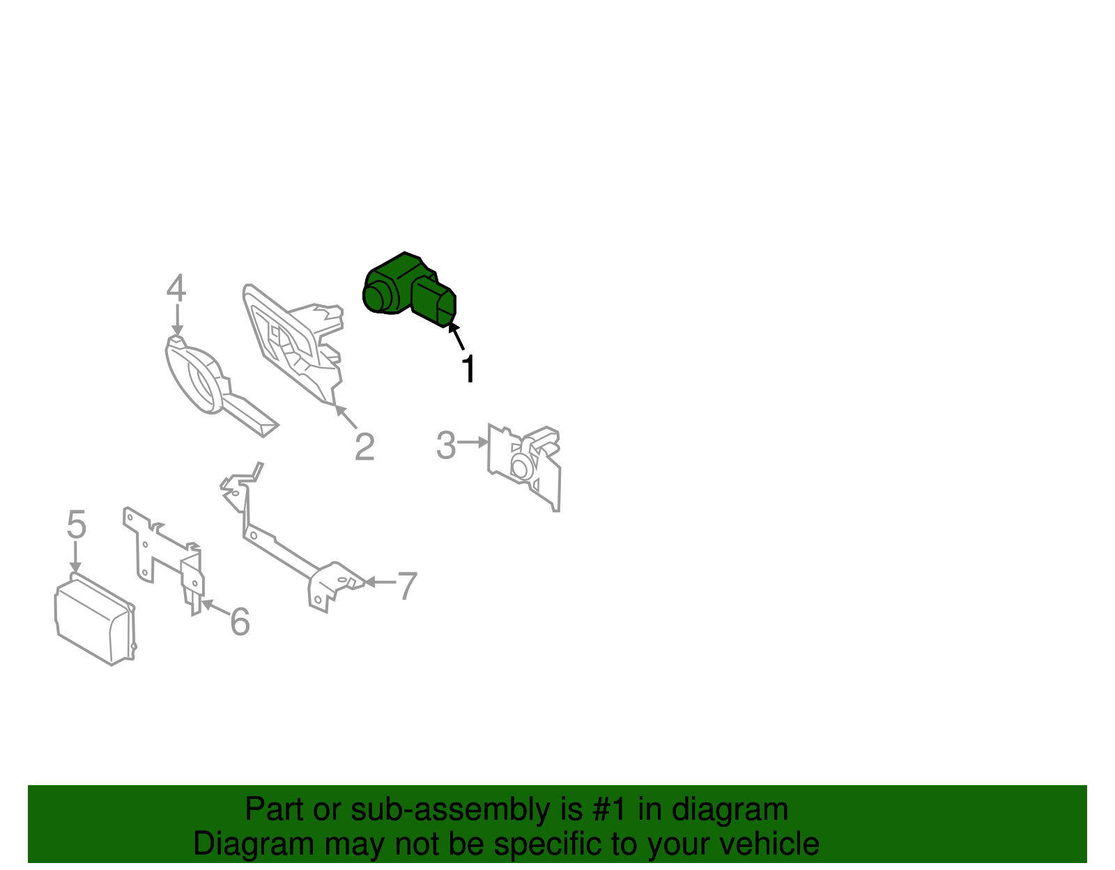 2016-2020 Infiniti Park Sensor 28438-6HE1A | Faulkner Infiniti of ...