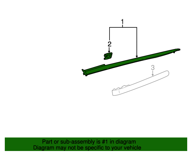 Genuine OEM Trim Molding Part 87860J5100 Fits 20182023 Kia Stinger