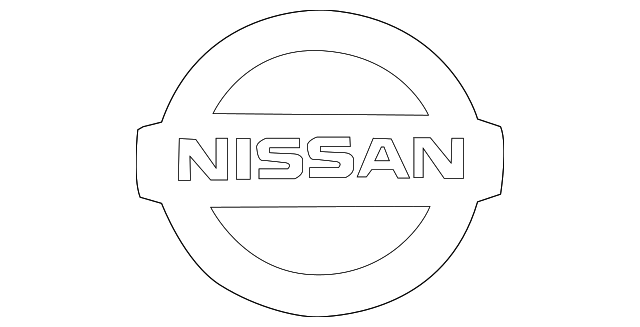 2021-2023 Nissan Rogue Front Grille Emblem Badge – Radar ACC Compatible – 62890-6RU0A (New Style)