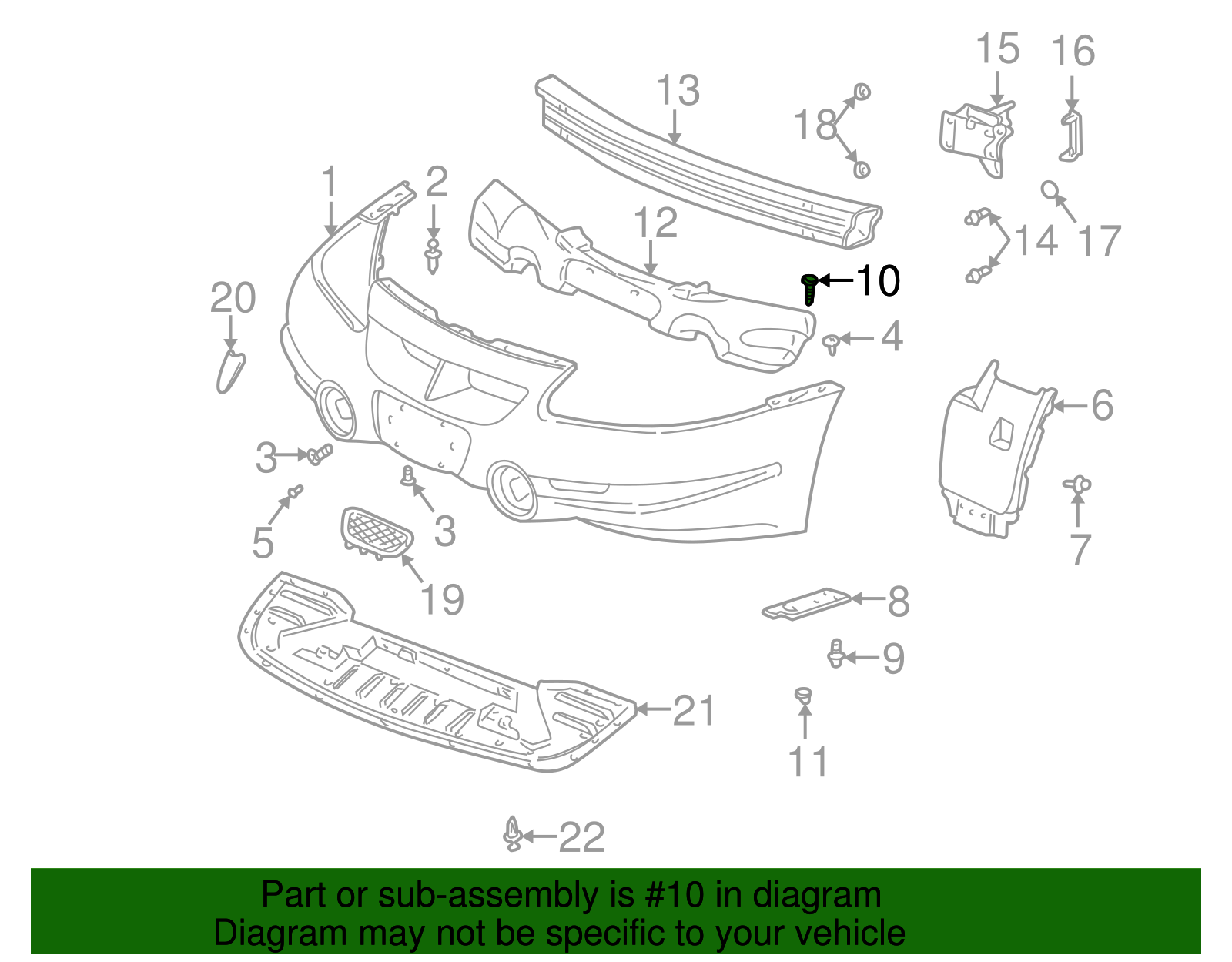M6x1x27 Multi-Purpose Bolt - GM (11517103)
