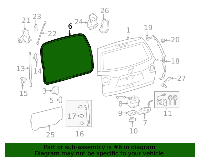 Genuine Official Toyota Hatch Seal part# 67881-AE011 for 2004-2010 Genuine Official Toyota Hatch Seal part# 67881-AE011 for 2004-2010