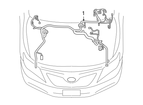 Wiring Harness for 2010 Toyota Venza #0