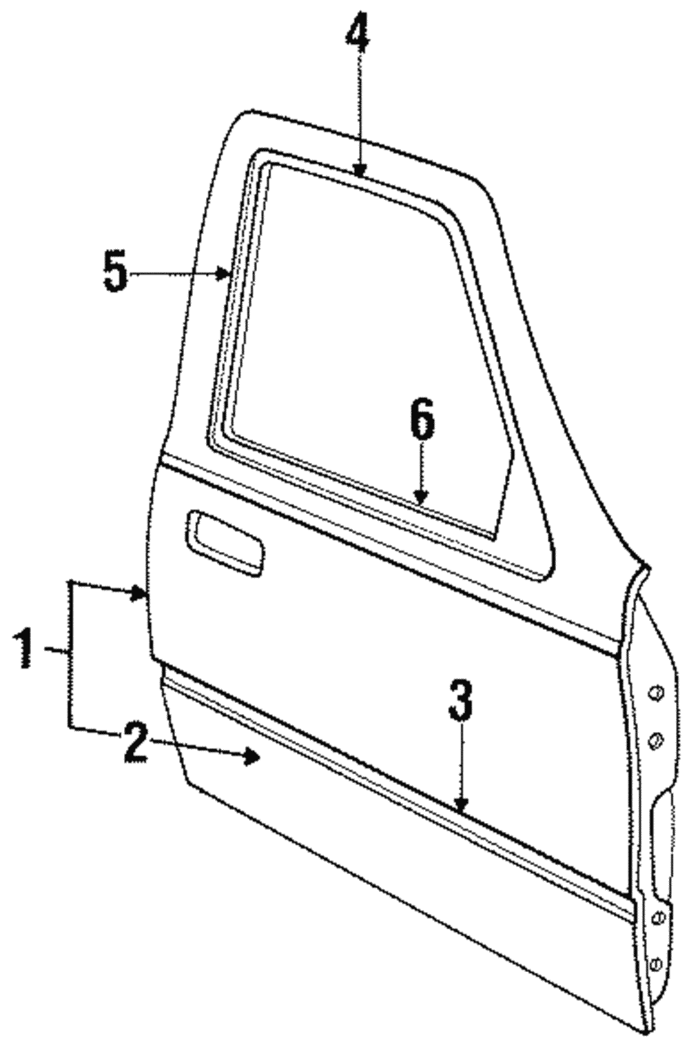 Side Molding - Ford (E83Z-6620879-AA)
