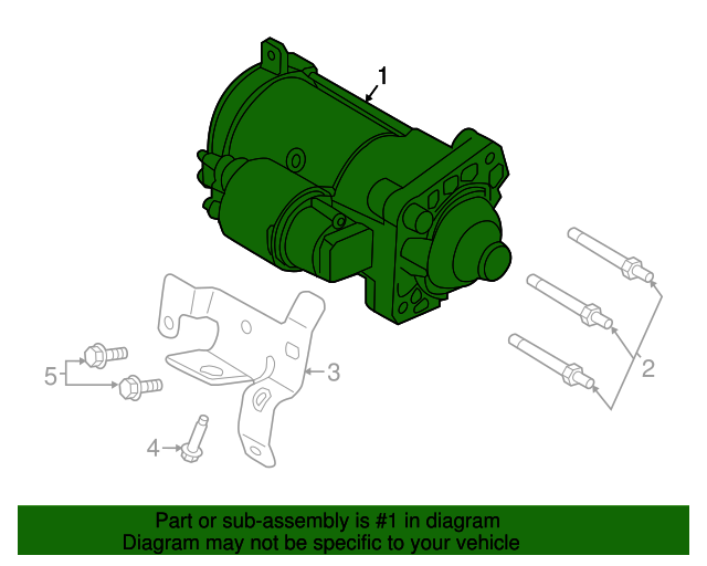 2015-2023 Volvo Starter Motor 36010805 | OEM Parts Online