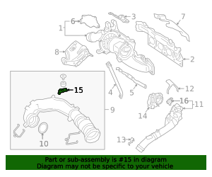 91538628 - Manifold Absolute Pressure Sensor 2019-2024 Mercedes-Benz ...