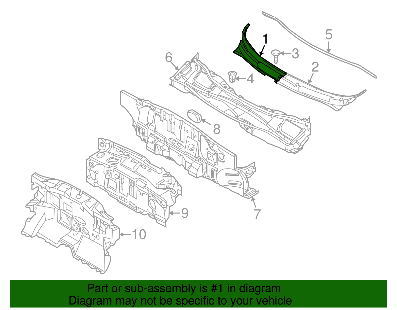 Cowl Side Panel - GM (96476581)