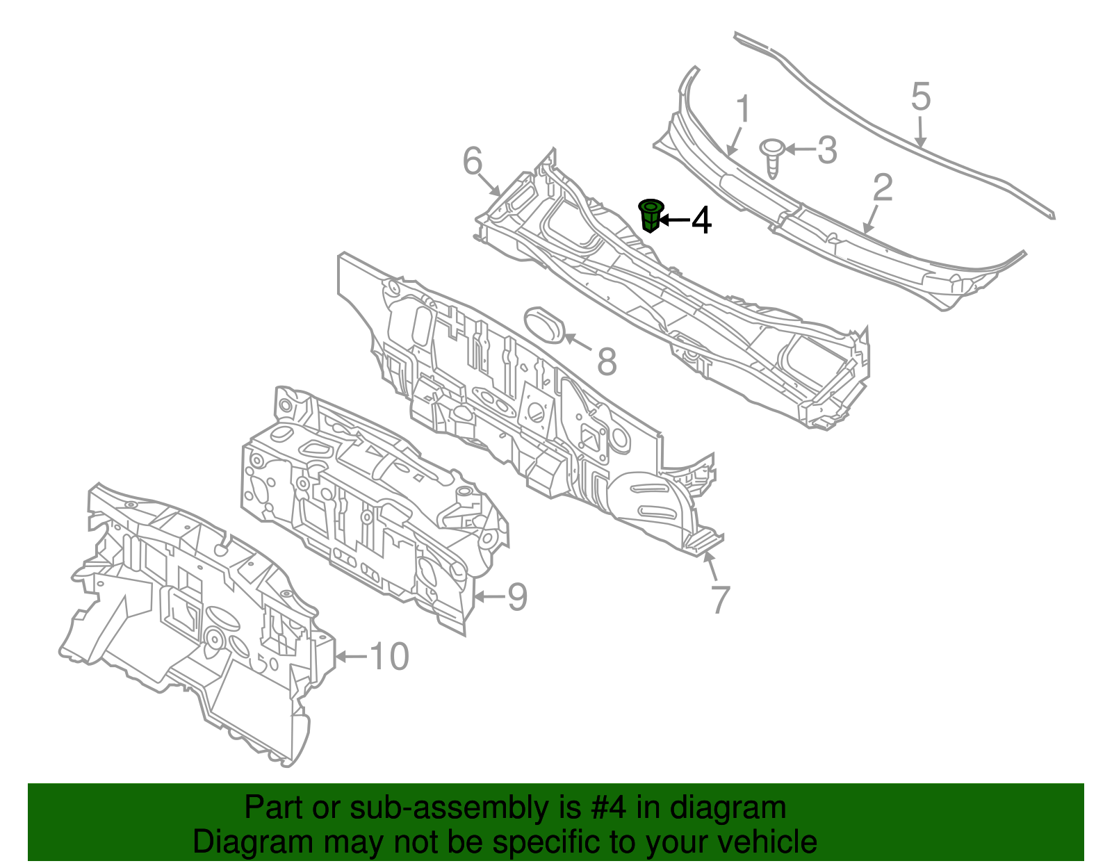 Multi-Purpose Nut - GM (94515243)