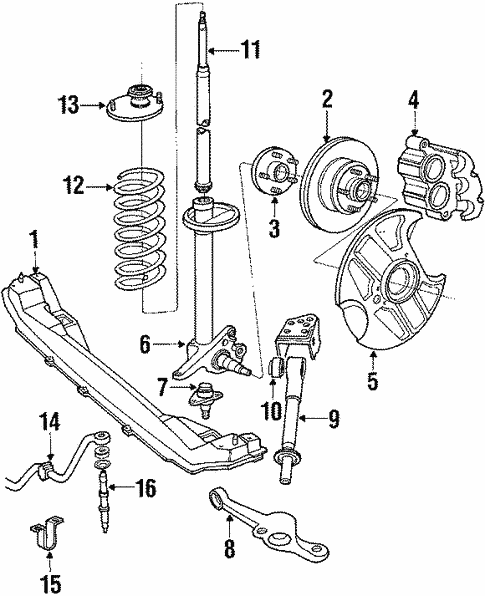 Front Brakes for 1988 Volvo 780 #0