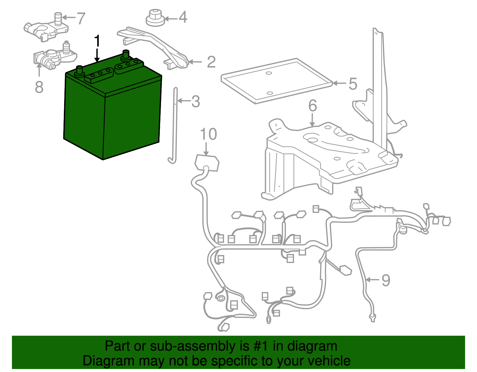 Vehicle Battery - Scion (2880016151)