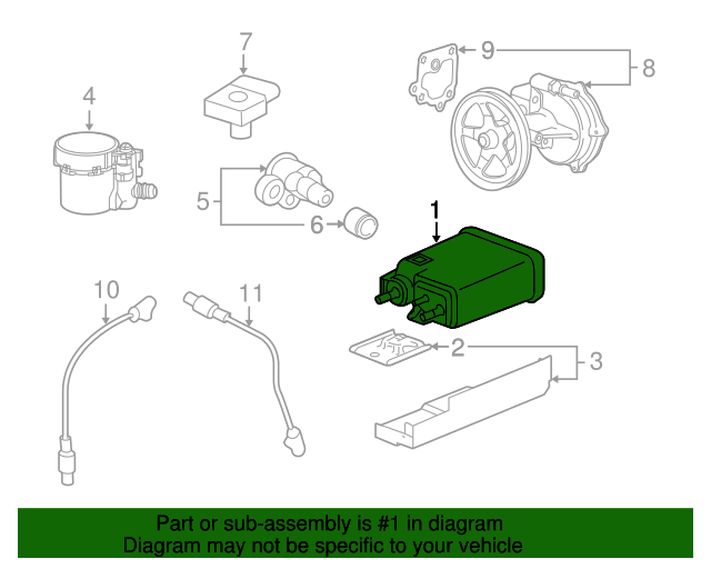 84106552 - Vapor Canister 2017-2018 GM | Gateway Buick GMC Parts