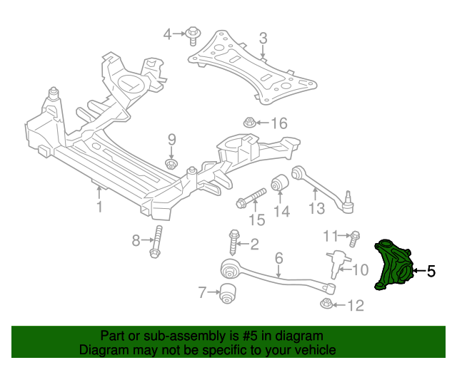 31216857412 20112018 BMW Swivel Bearing Camber Corre 312010 (31216857412) BMW of South