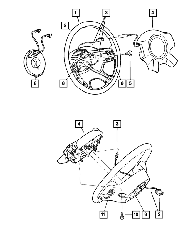 20062007 Jeep Liberty Clockspring 68271255AC