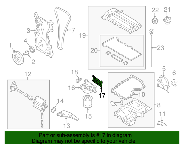 20012015 Mazda OEM NEW 0115 Mazda 3 5 6 MX5 Miata Adapter Oil Filter