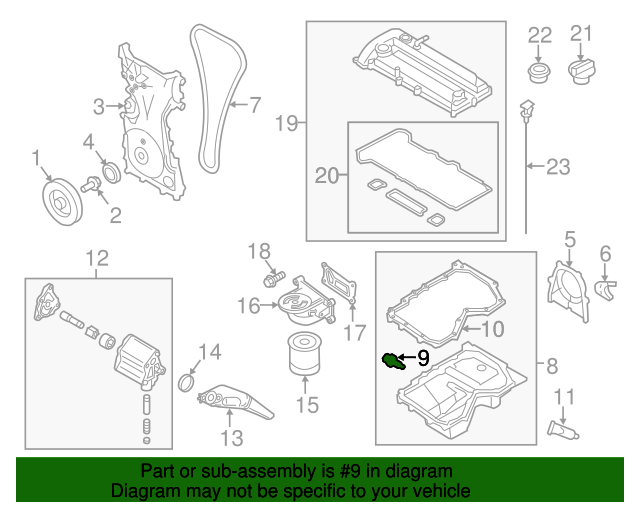 20042017 Mazda Drain Plug LFE510404