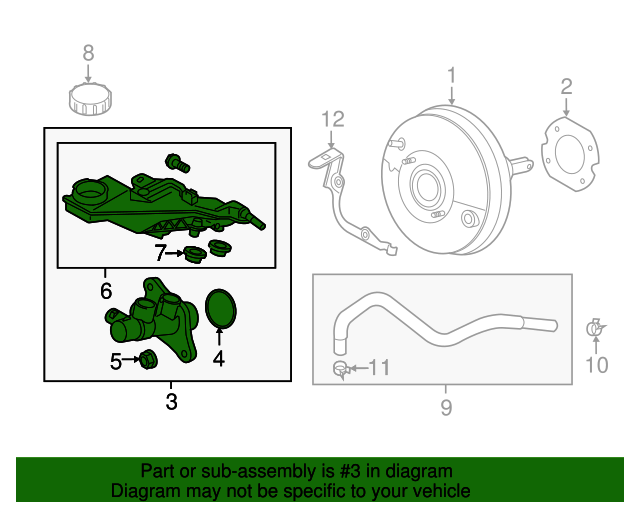 20132016 Mazda CX5 Master Cylinder KDY44340ZA