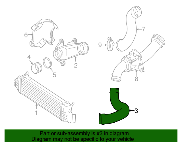 221-528-26-82 - Front Pipe 2012-2013 Mercedes-Benz S 350 | Mercedes ...