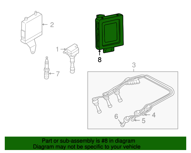 Genuine Engine Control Module for 20032005 Hyundai XG350 Part 39106