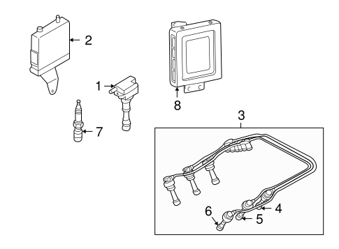 Ignition System for 2005 Hyundai XG350 | OEM Parts Online