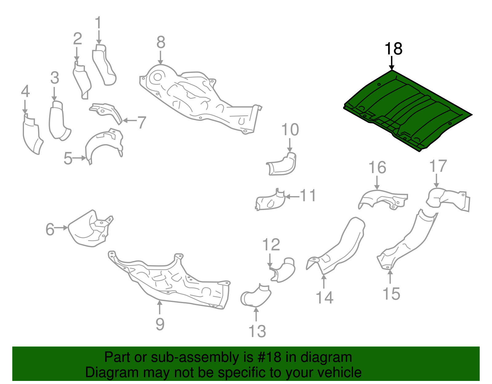 Muffler Shield - Scion (SU003-01546)