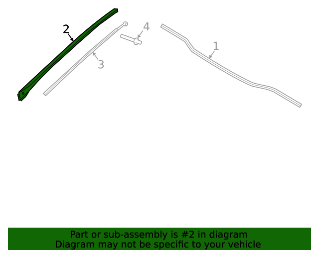 86140R5000 Windshield Molding 20212022 Kia Sorento Kia.Parts Store