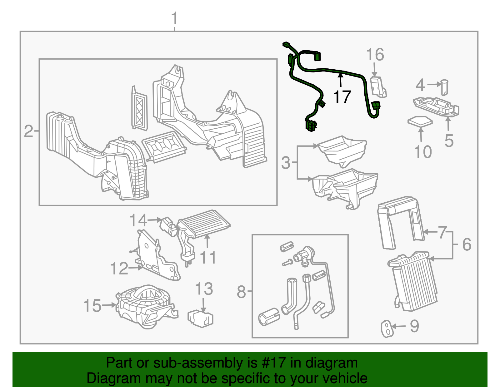 Wire Harness - GM (88892995)