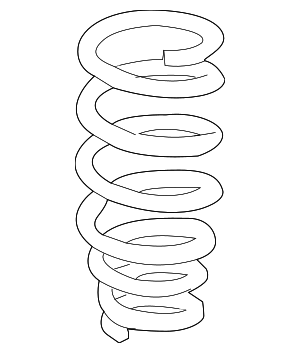 Genuine OEM GM Part - Spring 2008 Cadillac STS 25810844 - Parts 
