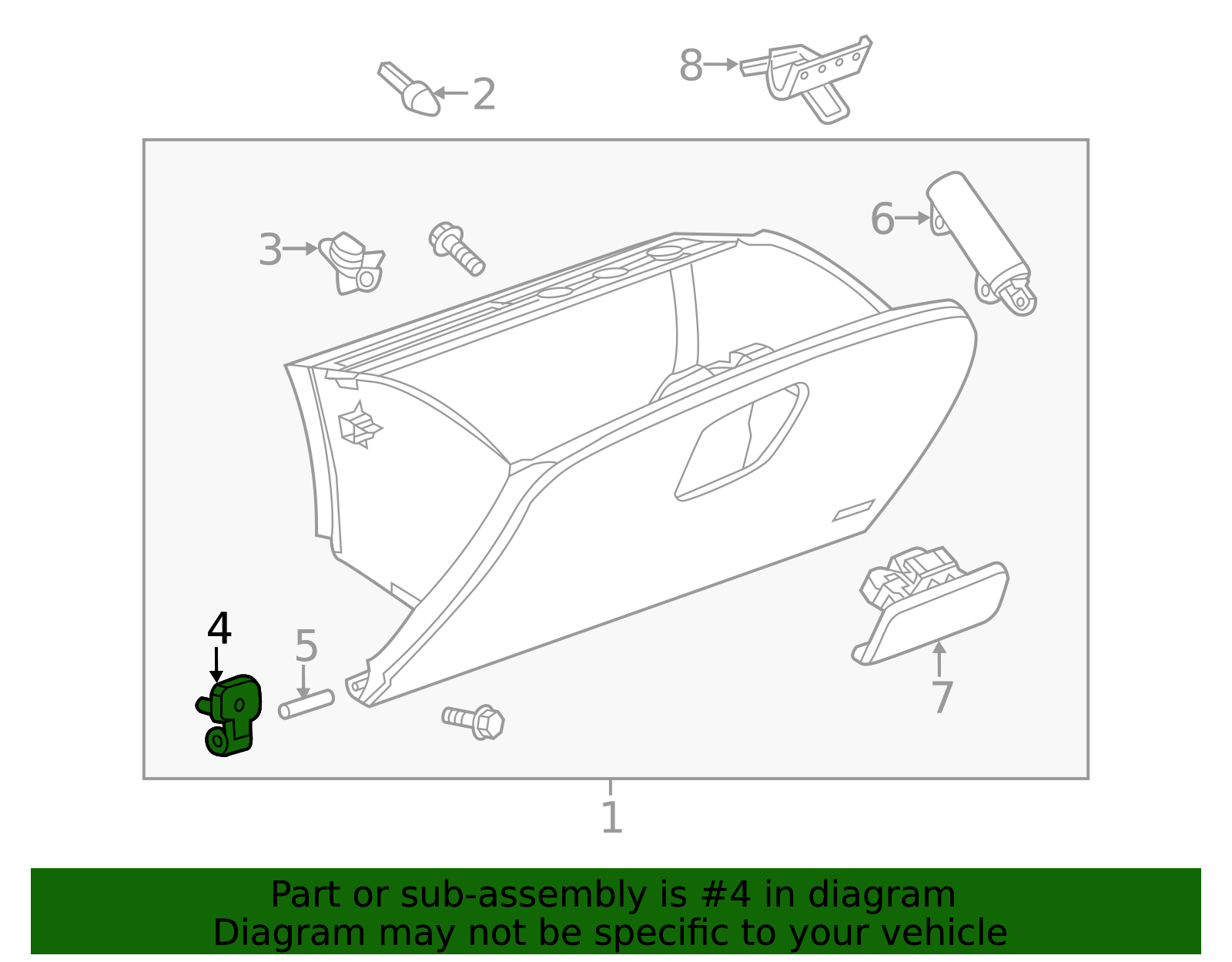 Hinge - Buick (94532302)
